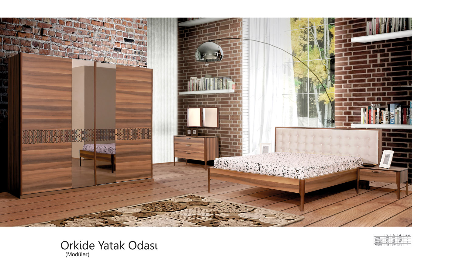 Yatak odası gardırop modelleri